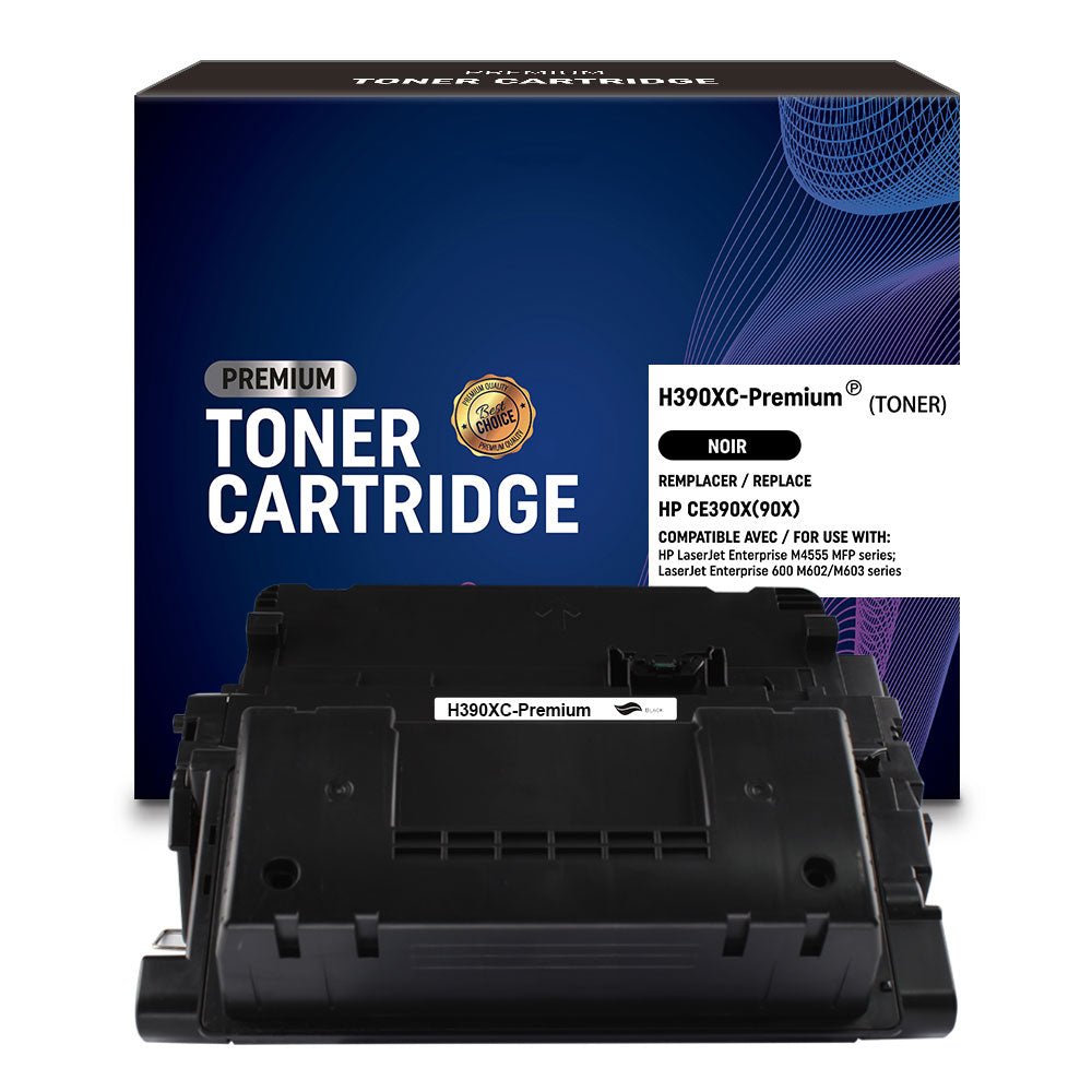 Cartouche de toner Compatible HP CE390X(90X) Noir 24000pages - KERA FRANCE Cartouche de toner Compatible HP CE390X(90X) Noir 24000pages - KERA FRANCE